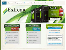 Tablet Screenshot of extremehost.com.br